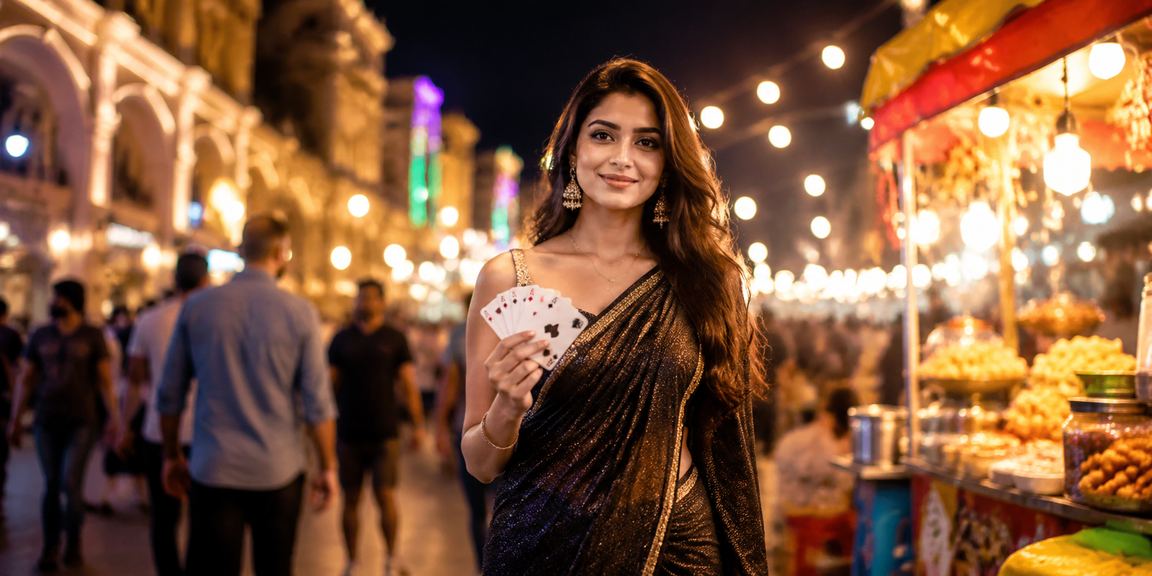 Players enjoying online Rummy game night in Delhi